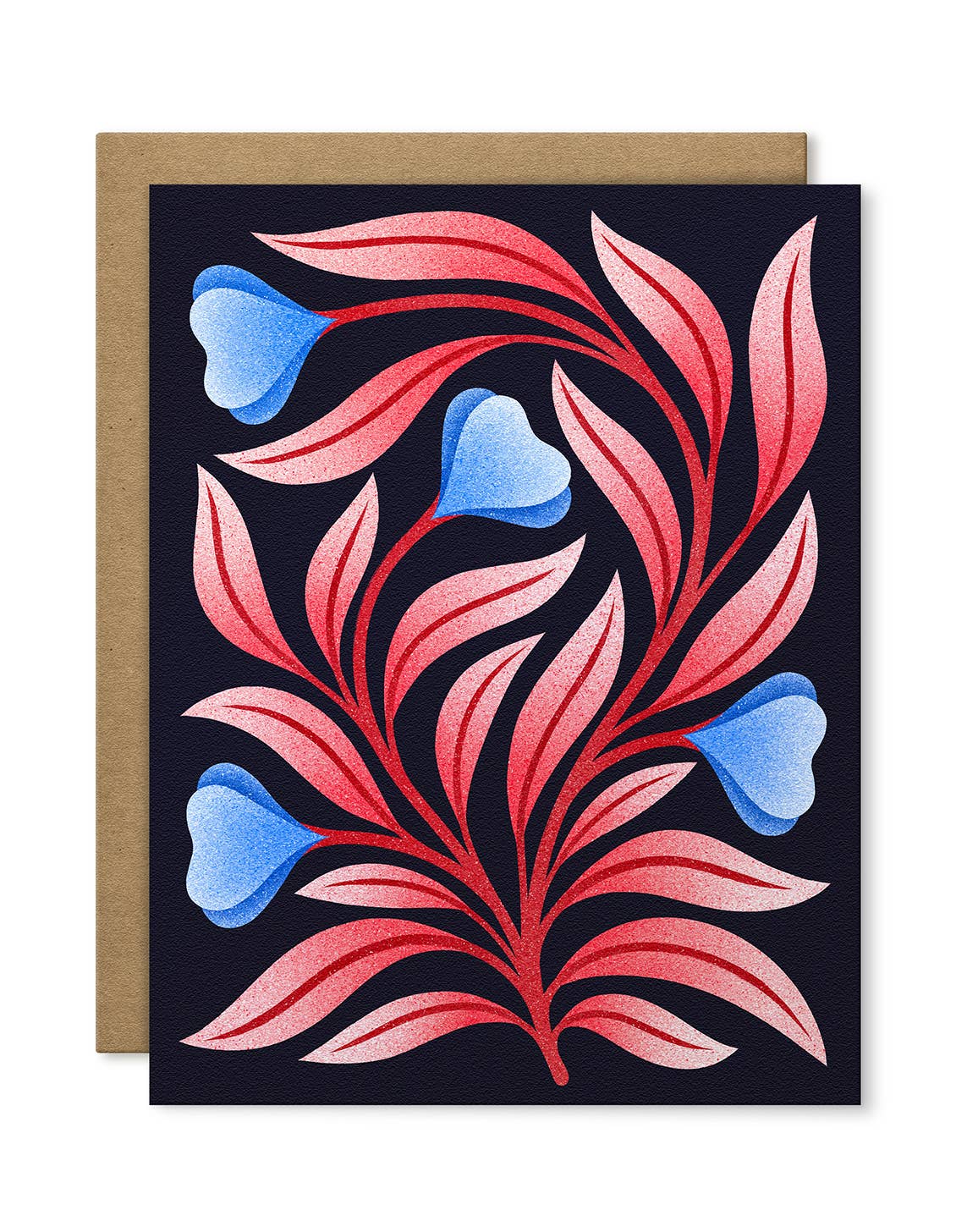 Card | Floral Blue Flowers