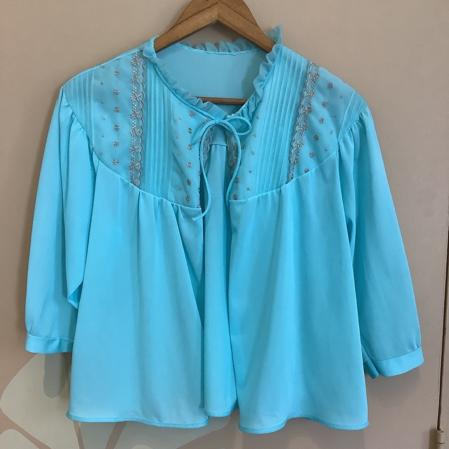 Vintage  |  Blue Frill Collar