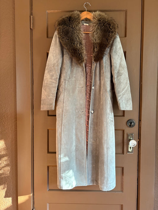Vintage |  1970's Coat Grey
