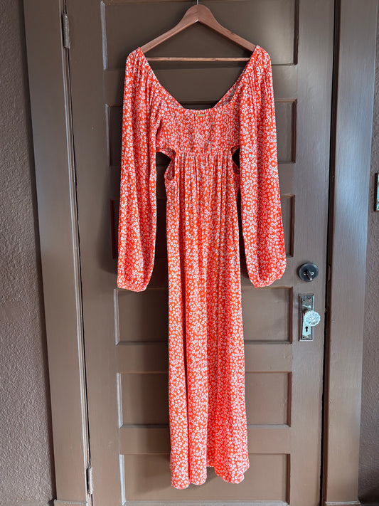 Orange Maxi Dress