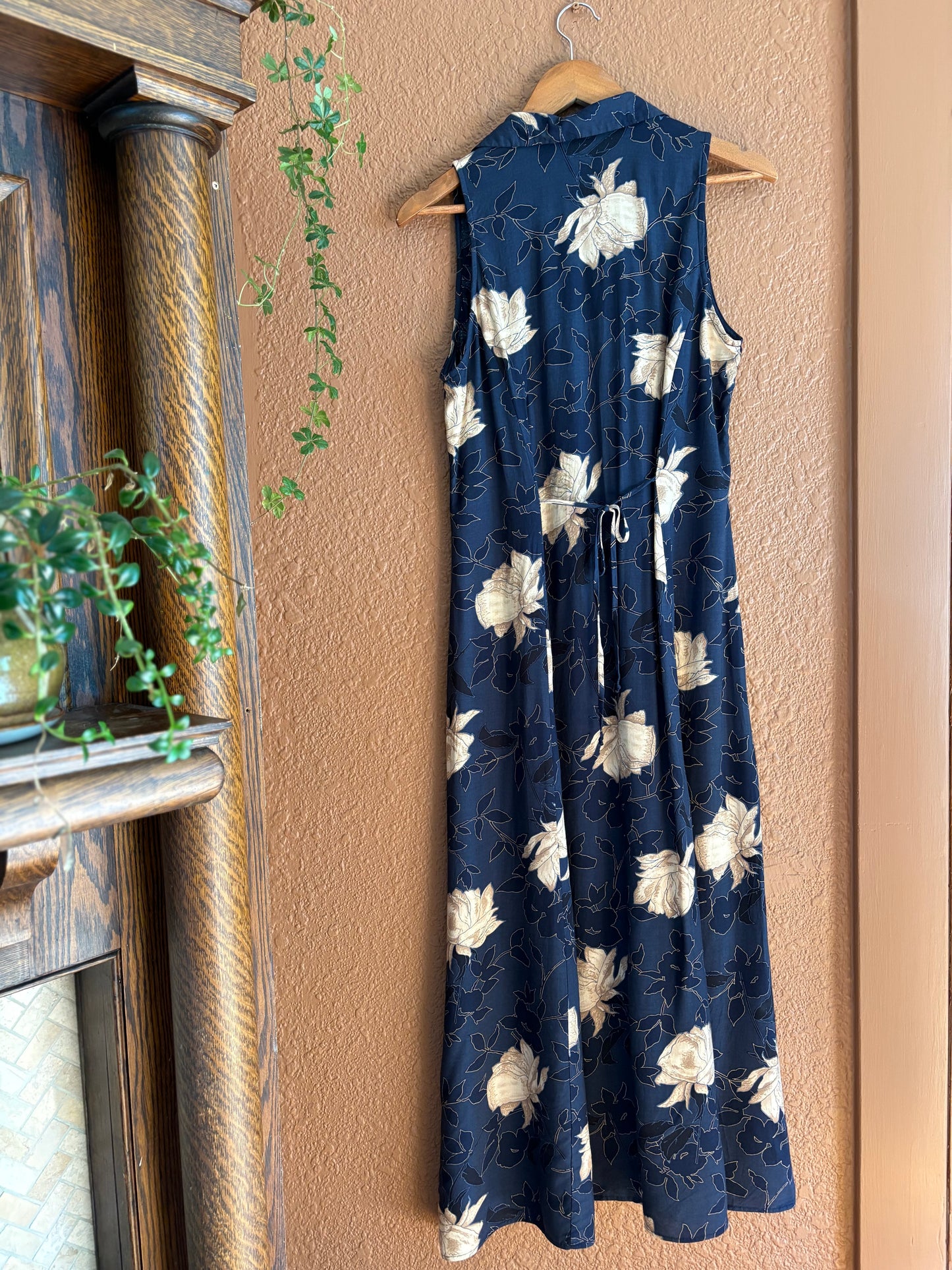 Vintage |  Navy Collared Dress