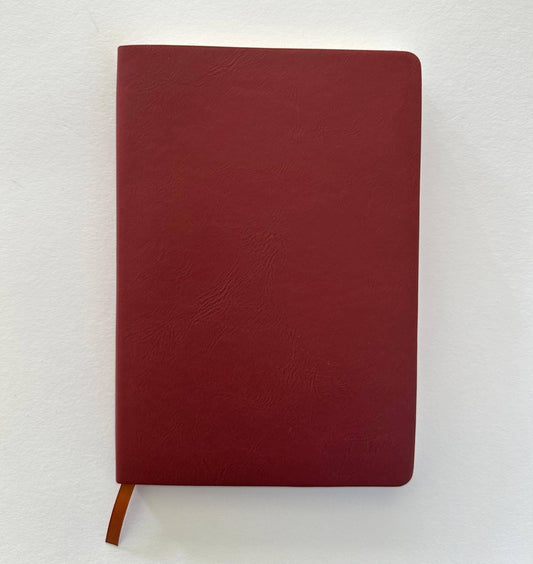 Vegan Leather Notebooks: Red