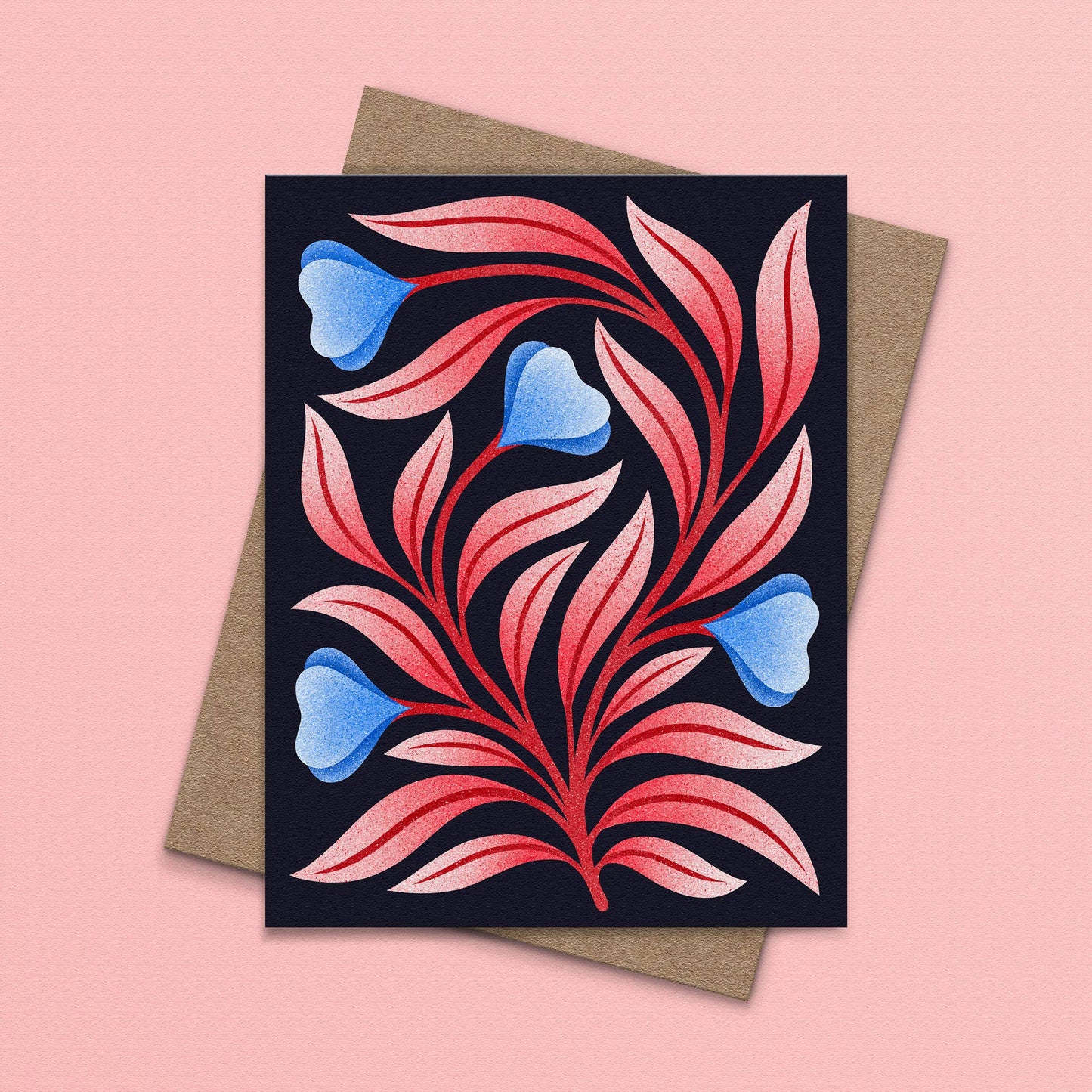 Card | Floral Blue Flowers