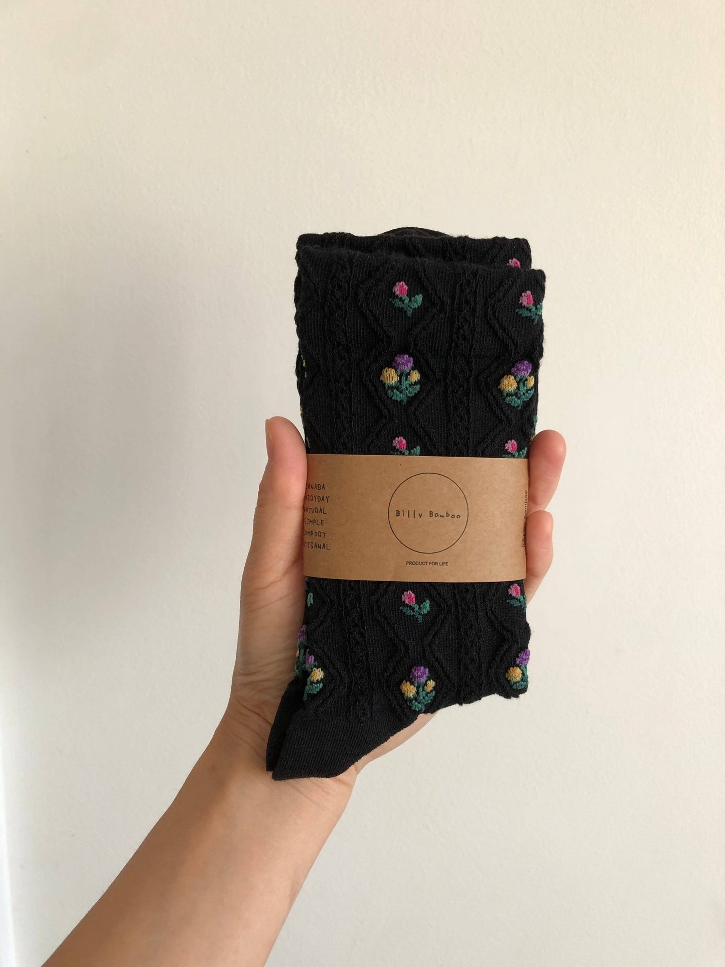 Socks | Rose Garden White