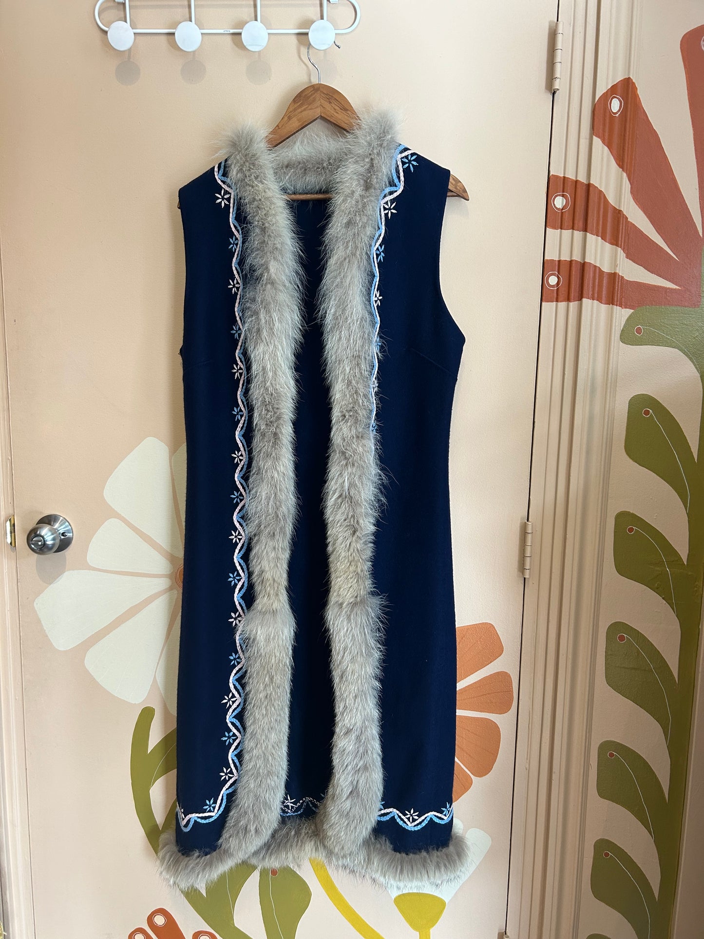 Vintage | Vest Wool & Fur