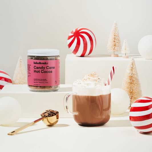 Candy Cane Hot Cocoa - Superfood Tea Blend