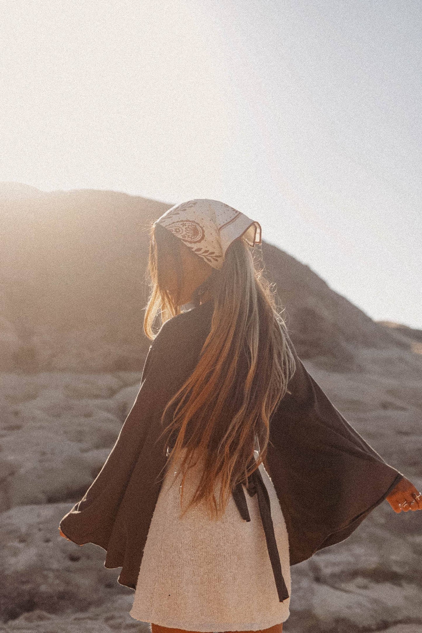 Boho Cotton Handmade Bandana Headscarf  : Fir Green Heritage