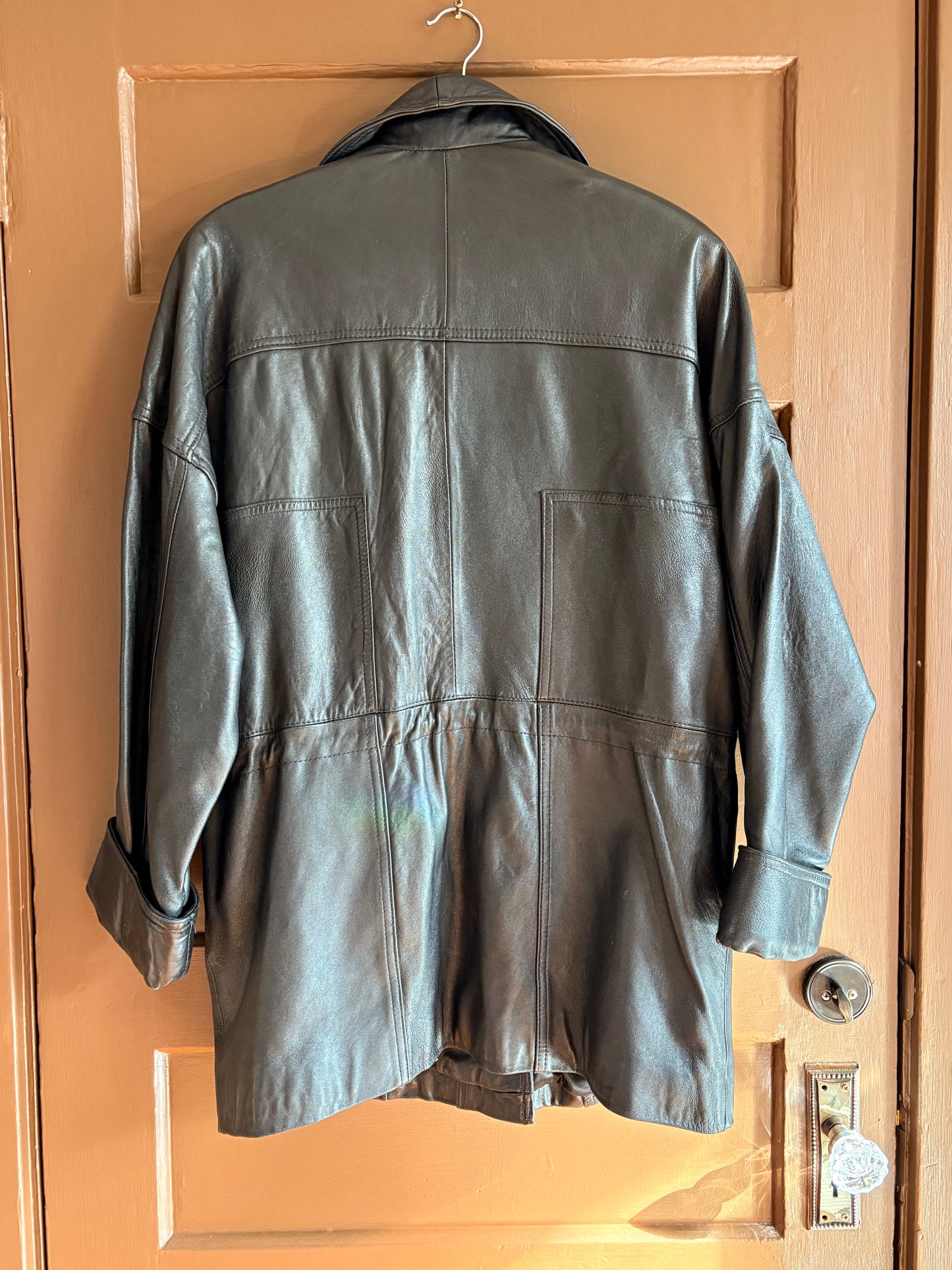 NY Line Leather Jacket