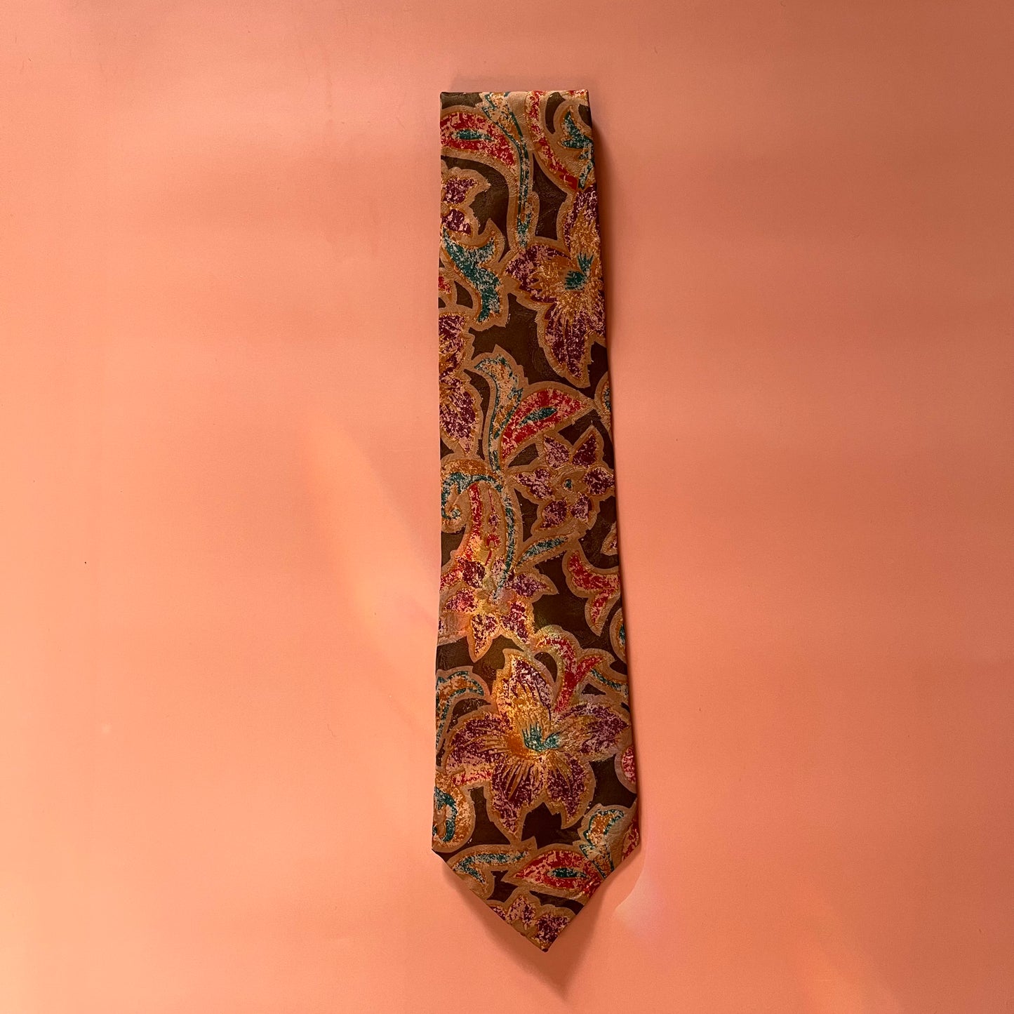 Vintage | Floral Silk Tie