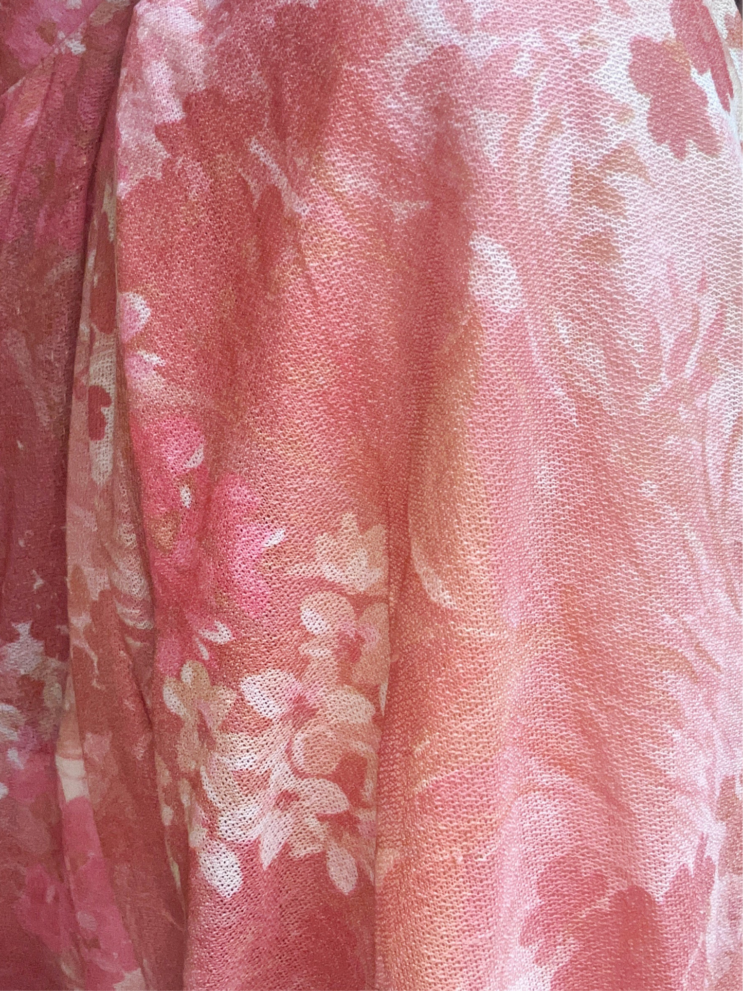 Vintage  |  Pink Floral Blouse