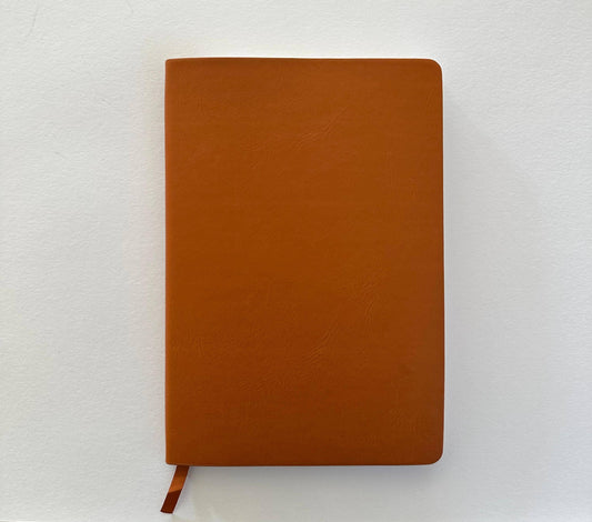 Vegan Leather Notebooks: Rust