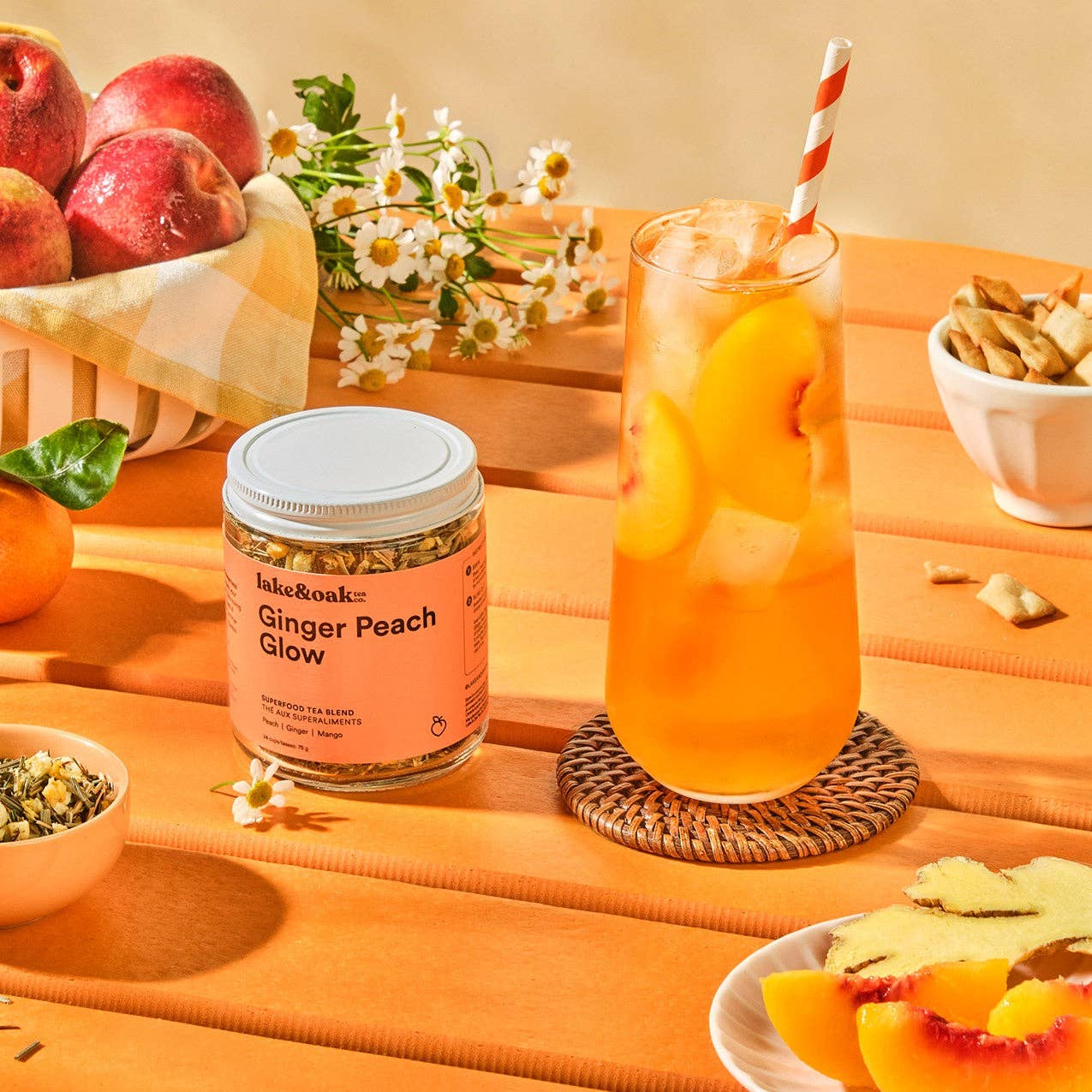 Tea Ginger Peach Glow