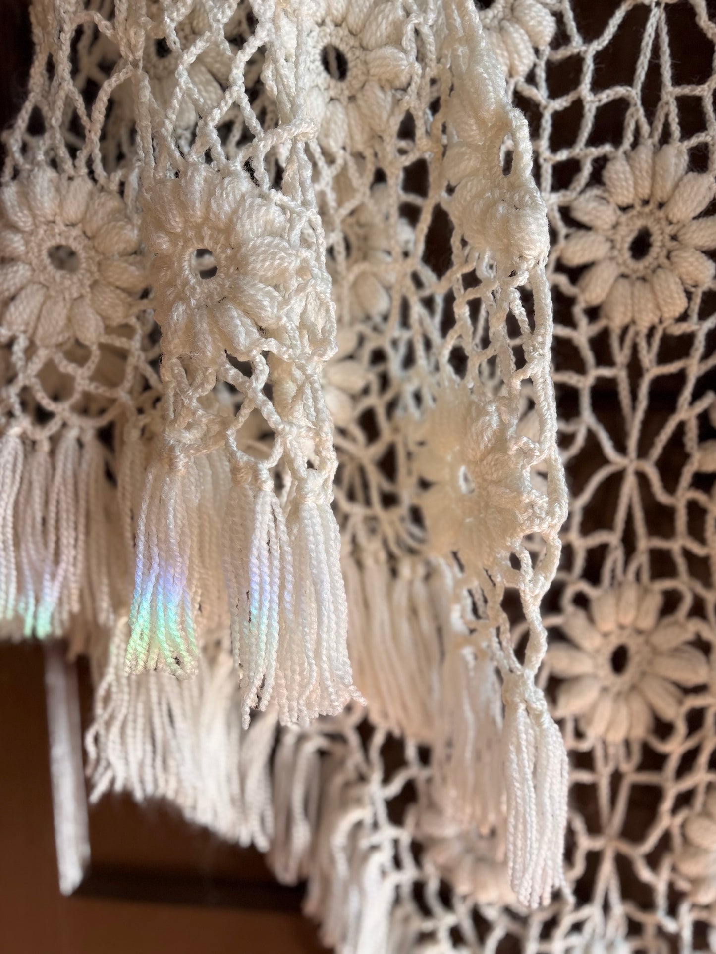 Daisy Fringe Shawl