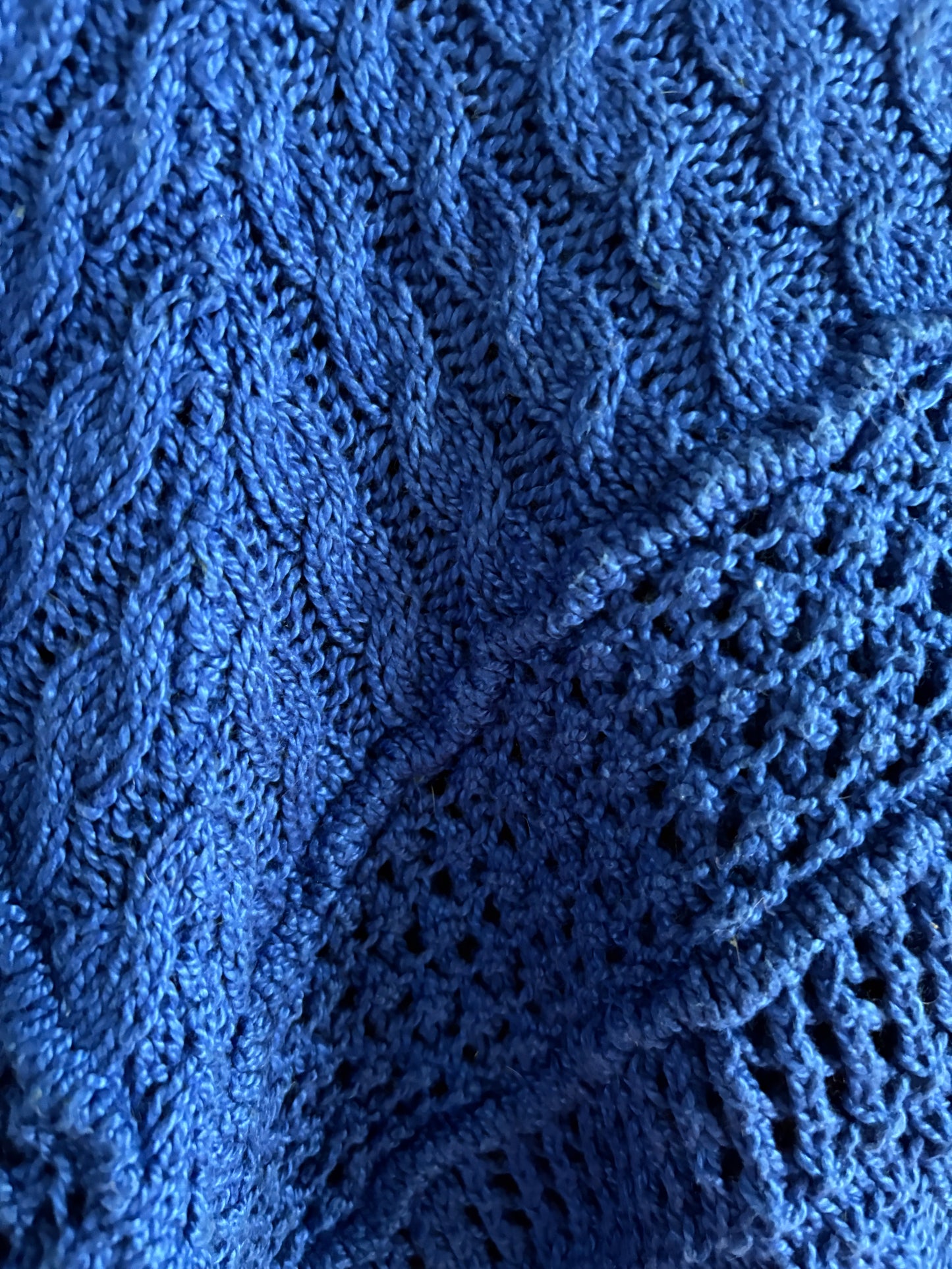 Vintage |  Blue Knit Top