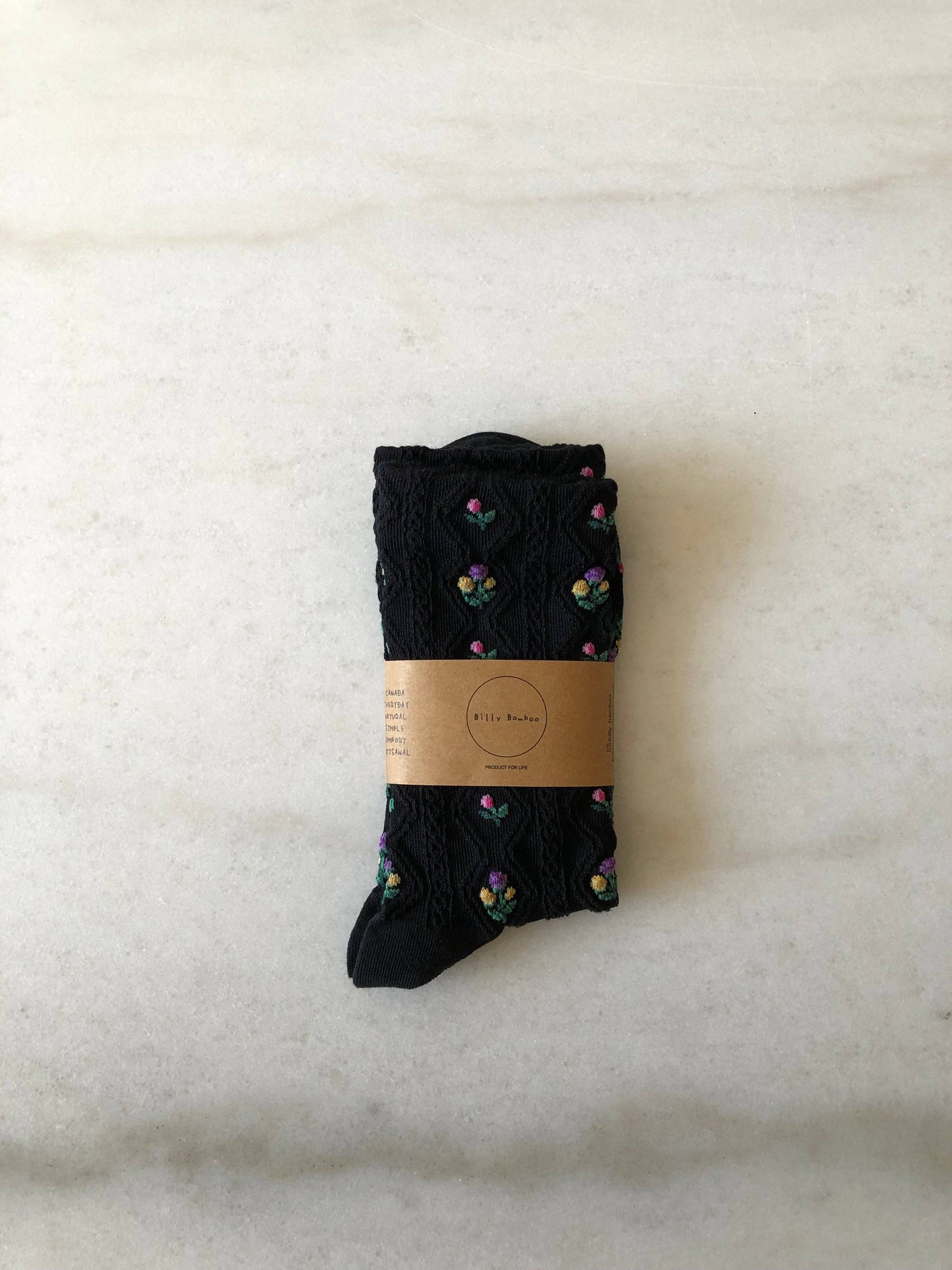 Socks | Rose Garden White