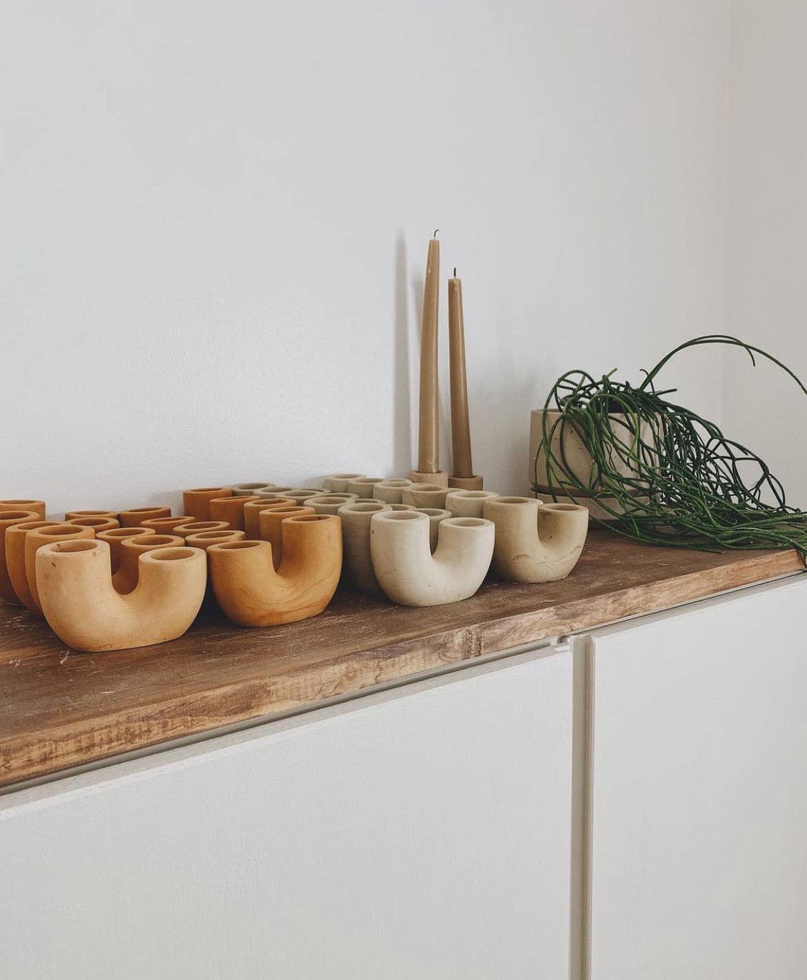 Rising Candle Holder  |  Terracotta