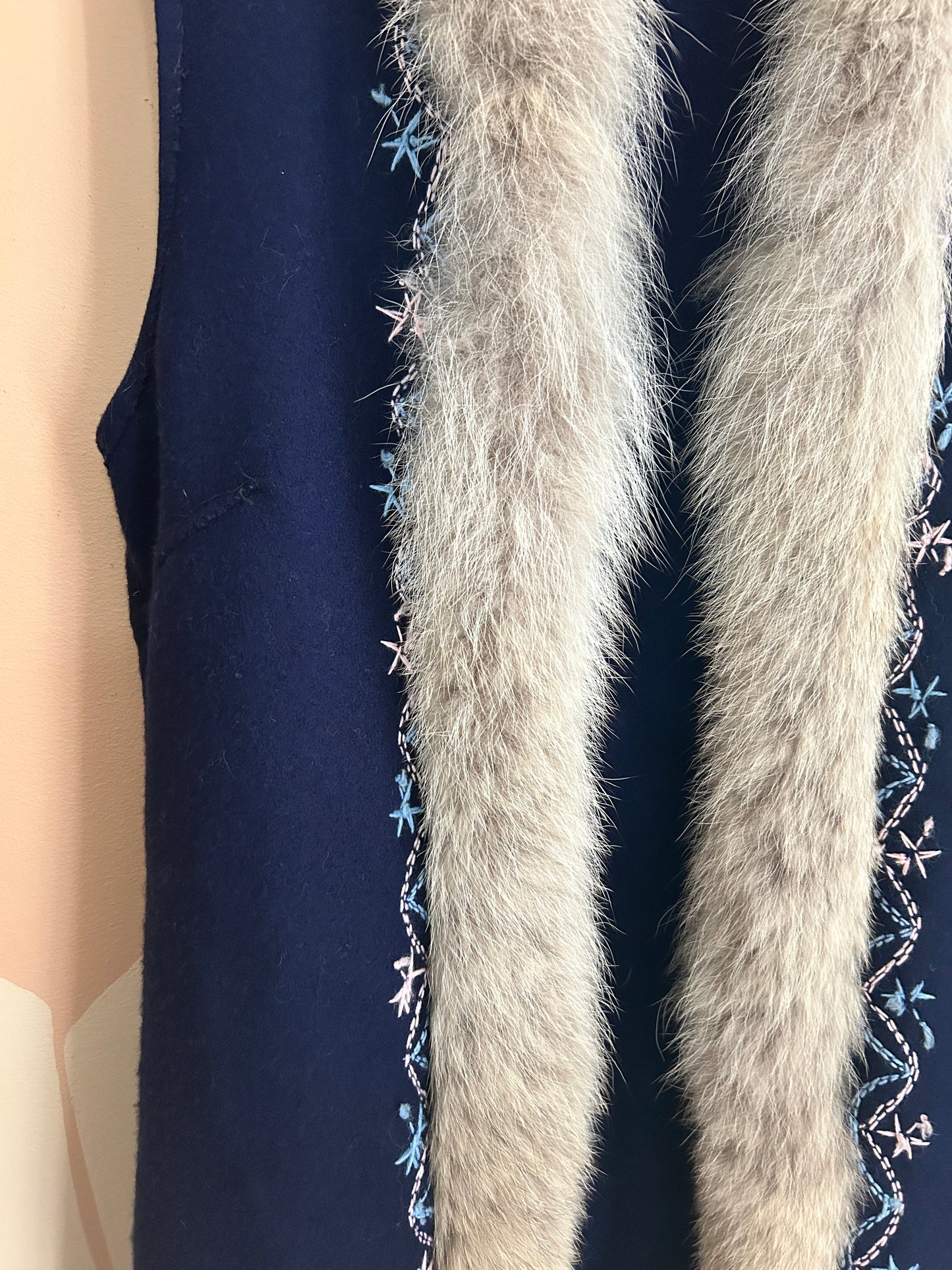 Vintage | Vest Wool & Fur