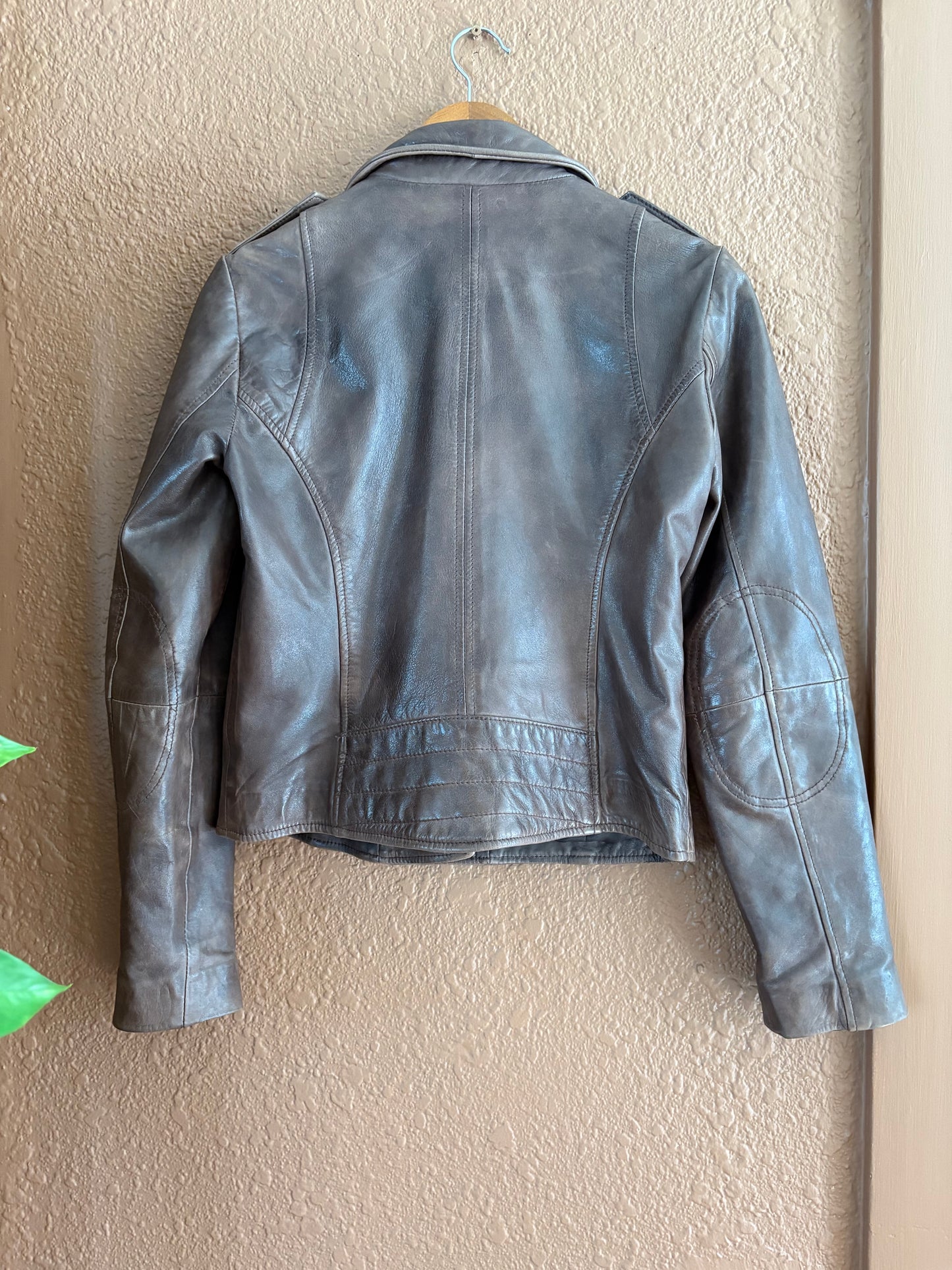 Preloved Leather |  Brown Biker