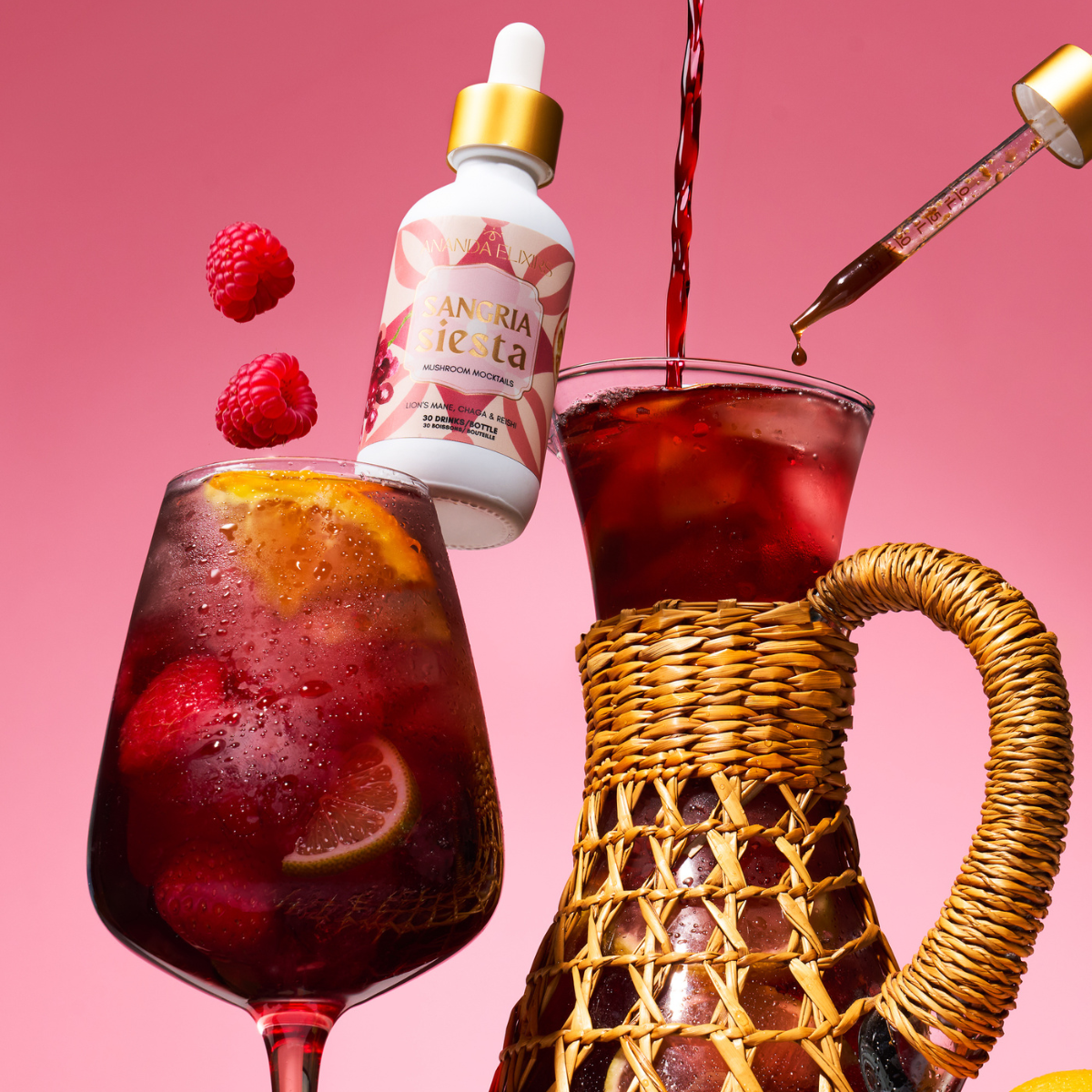 Mushroom Mocktails: Bliss Spritz