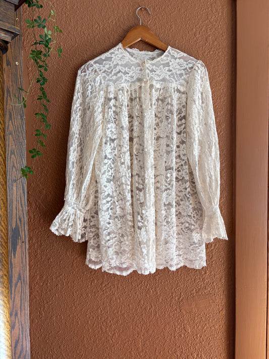 Vintage |  Lace Mini Dress
