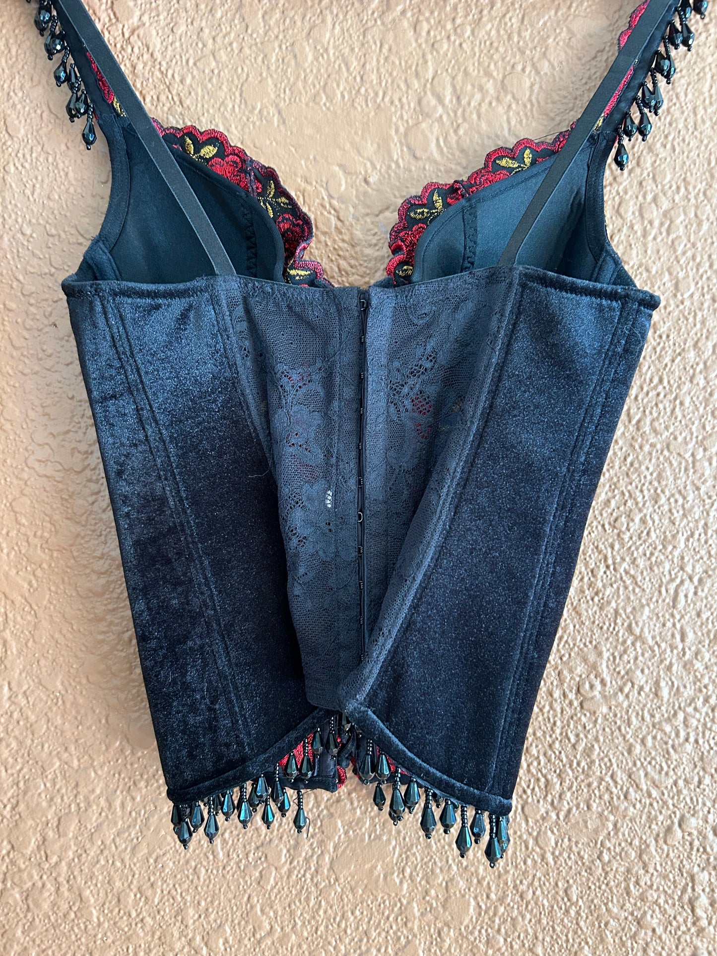 Preloved | Red Rose Bustier