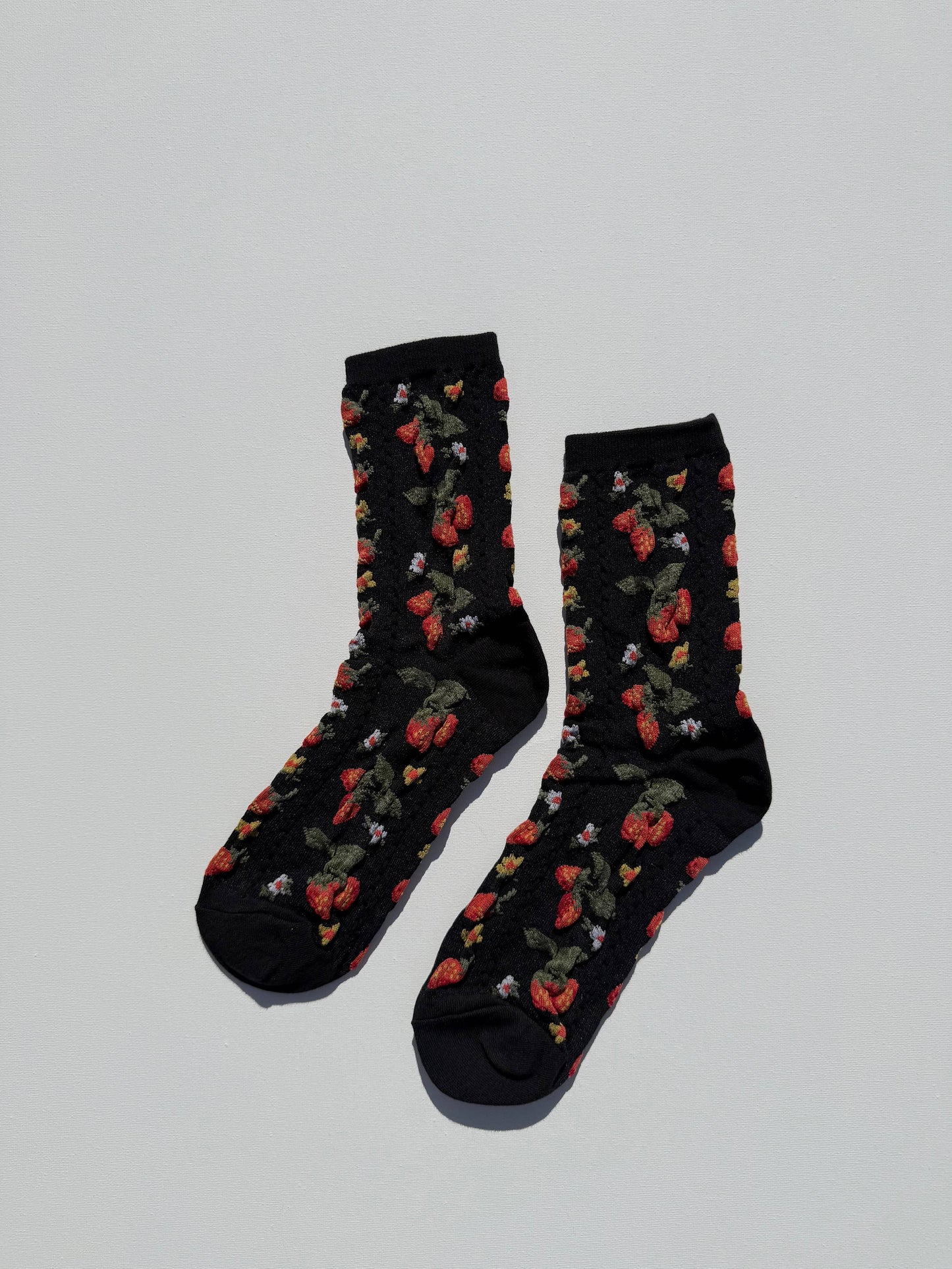 Socks | Strawberries Red coral