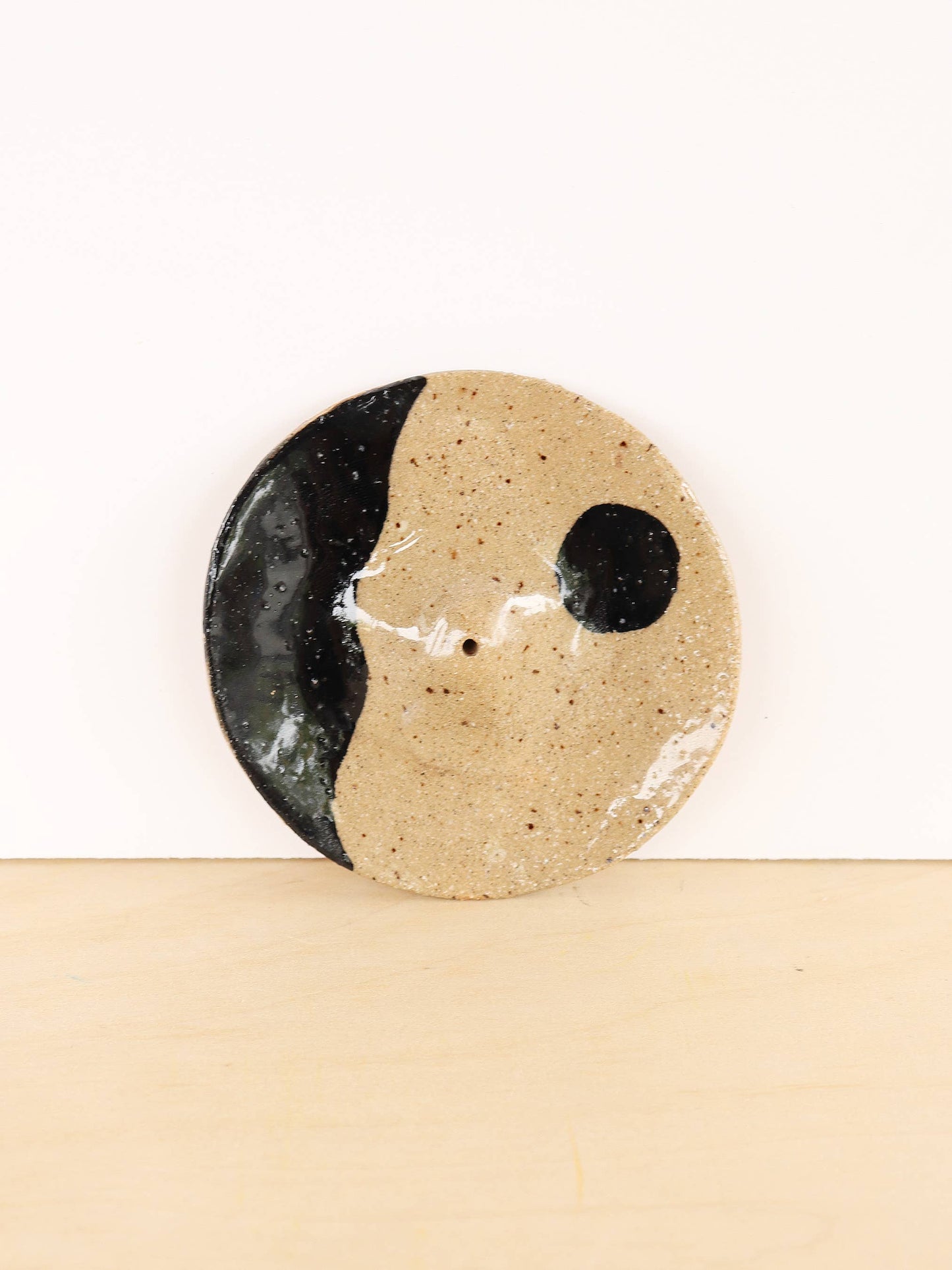 Ceramic Incense Holder - Shapes II: Black