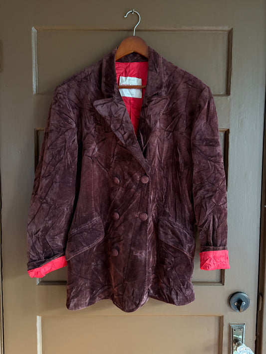 Preloved |  Burgundy Blazer