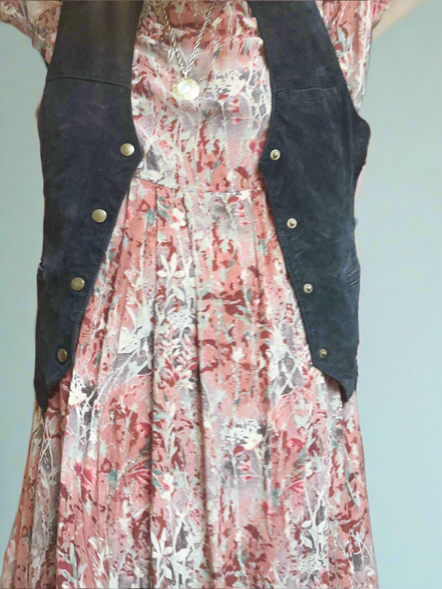 Vintage  |  Dress Fall Flowers