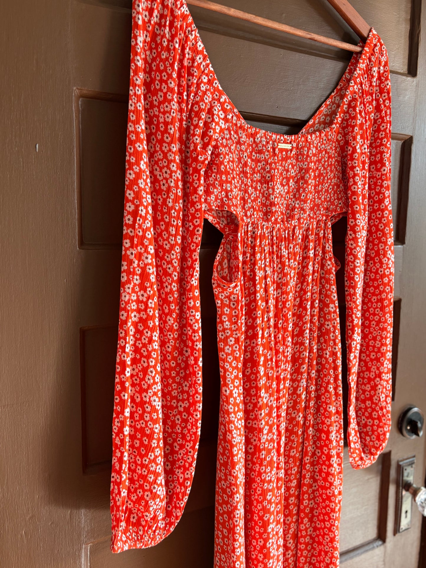 Orange Maxi Dress