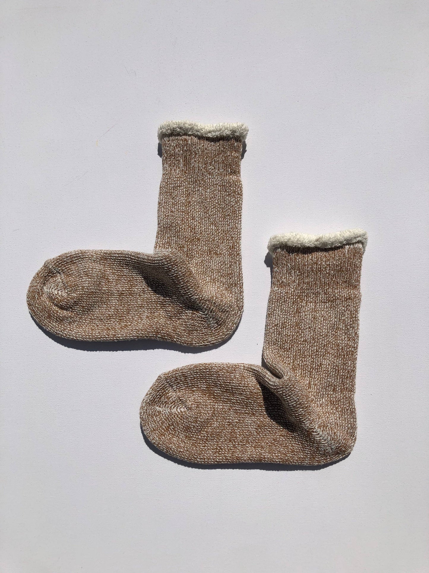 SUPER TERRY LOOP SOCKS: Rock / Women’s 7.5 - 10.5, Men’s 7 - 11.5