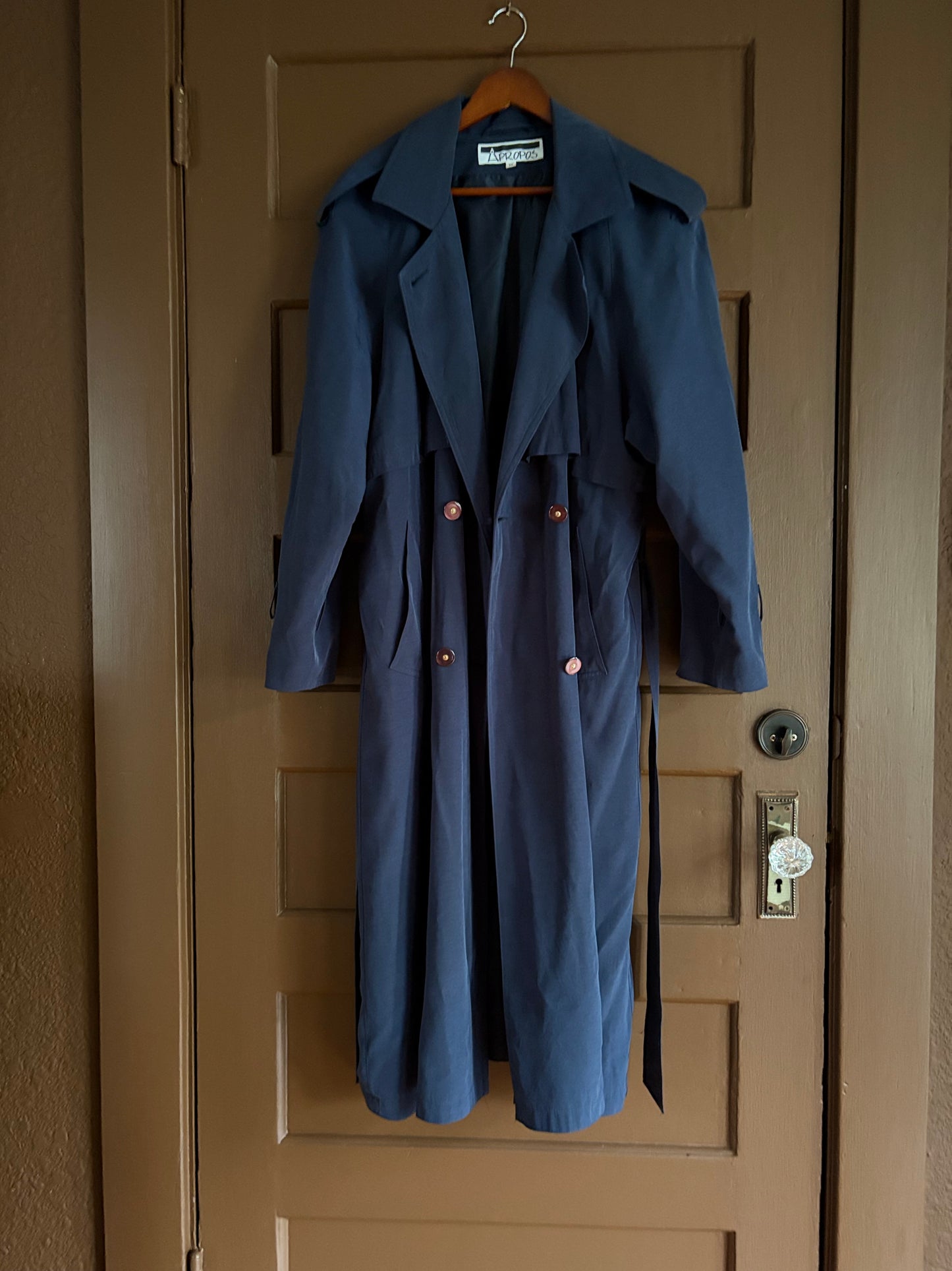 Vintage | 1980's Trench Navy