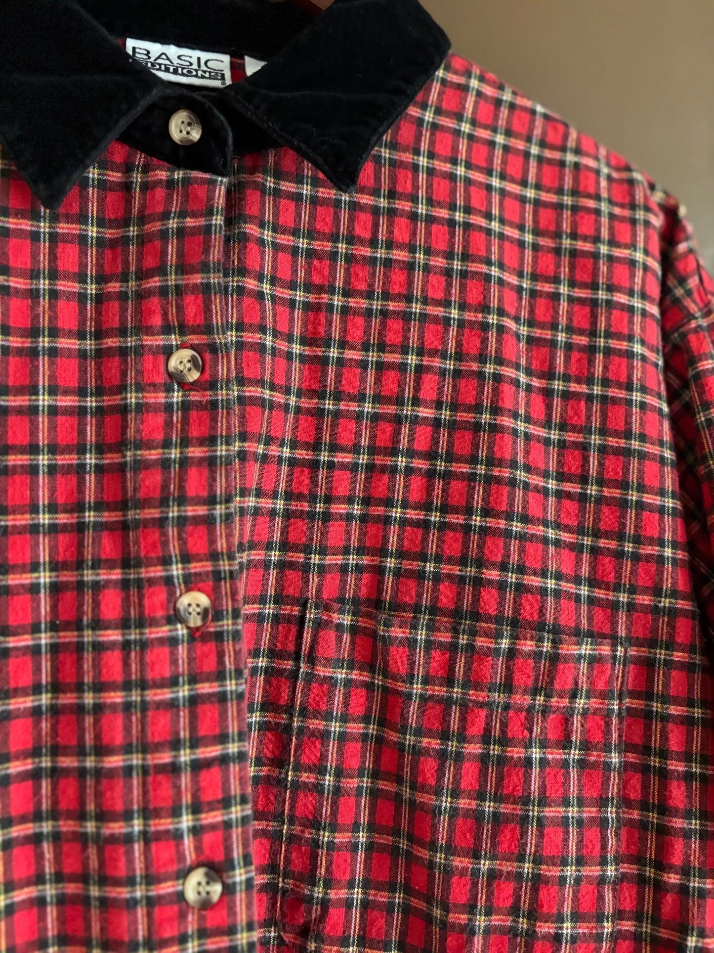 Vintage |  Plaid Button Up