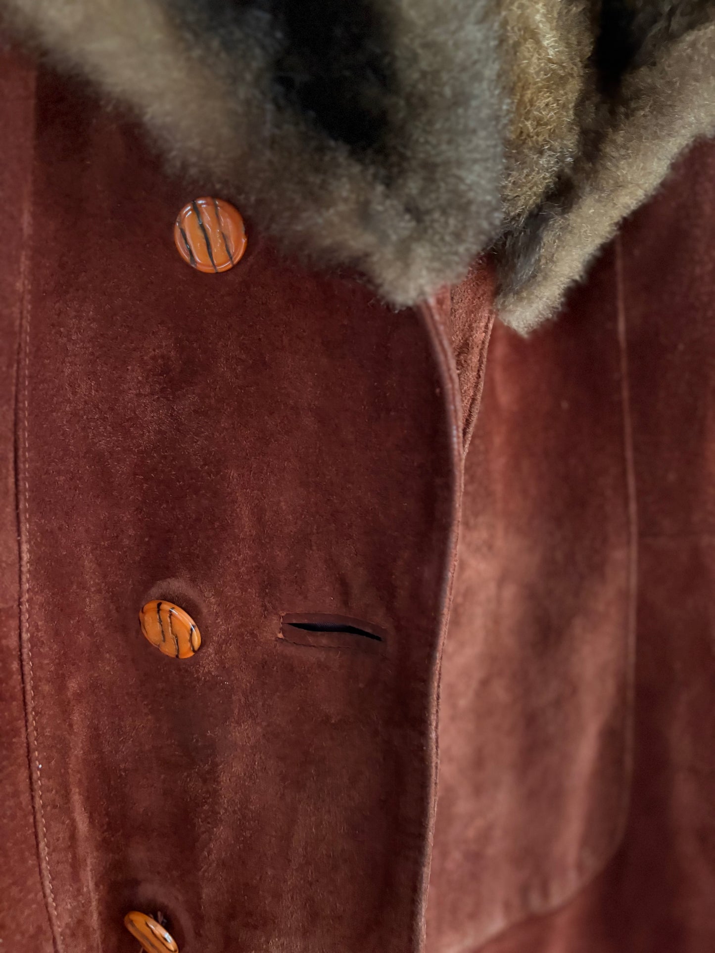 Vintage |  1970's Coat Rust