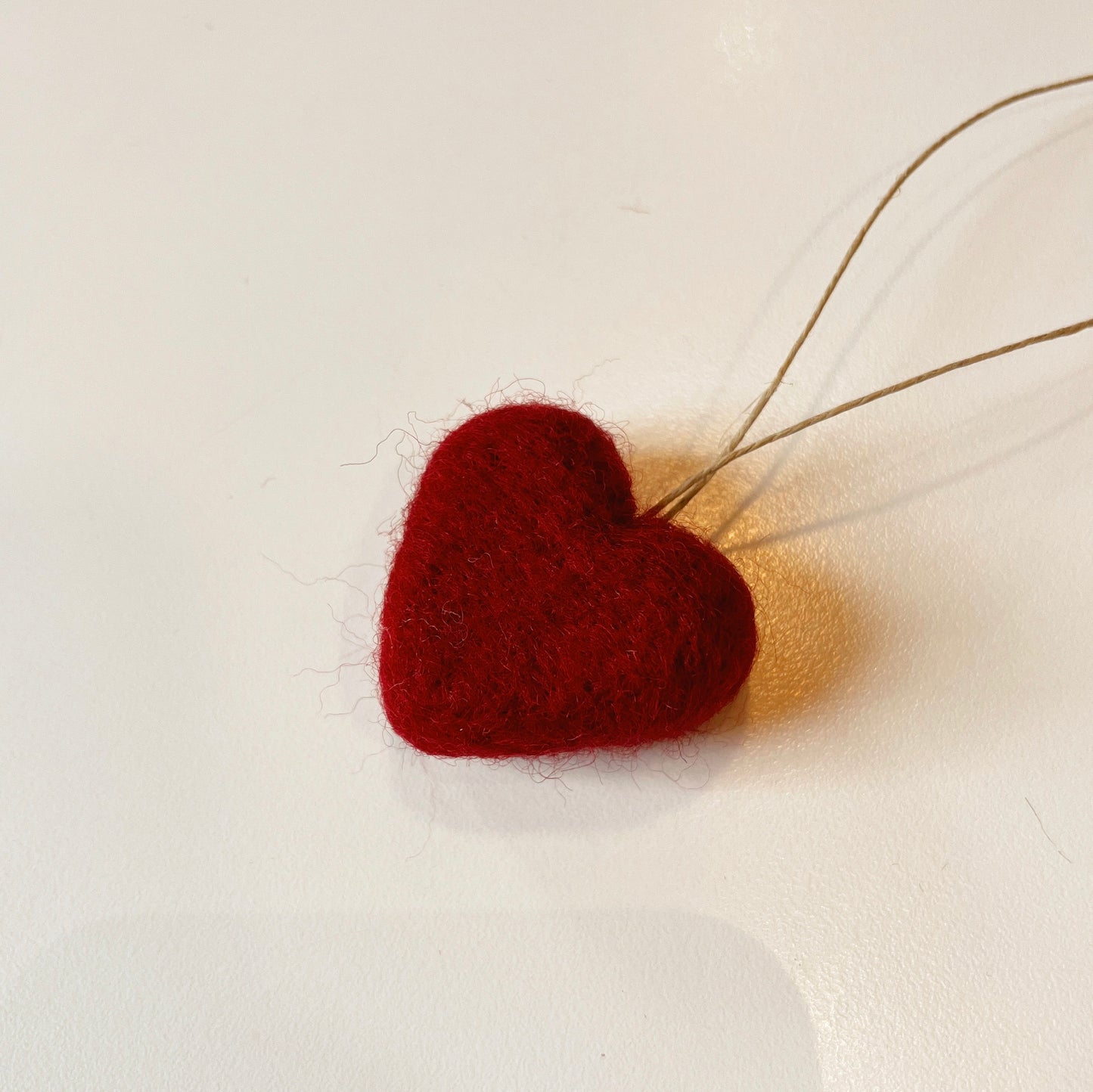 Christmas Ornament | Mini Felt Heart