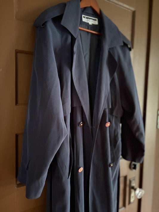 Vintage | 1980's Trench Navy