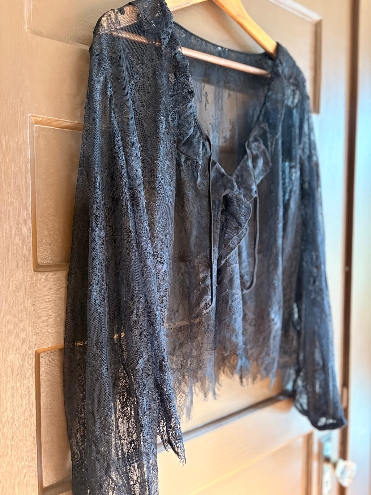 Sheer Black Lace