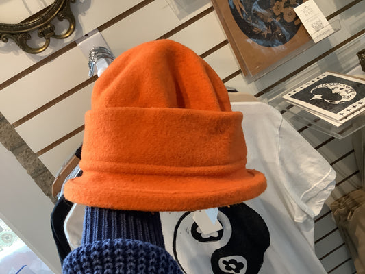 Orange wool hat