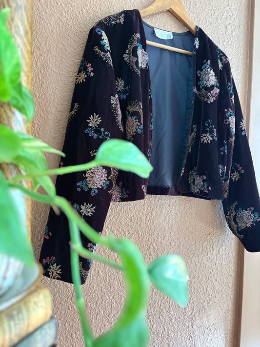 Vintage |  Velvet Bolero
