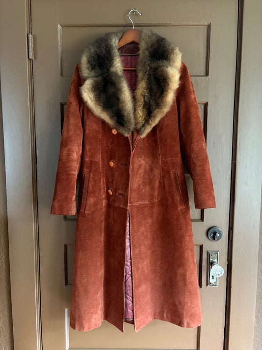Vintage |  1970's Coat Rust