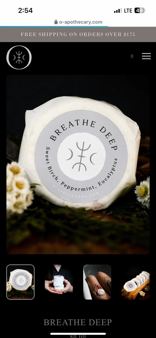 Bath Bomb |  Breathe Deep