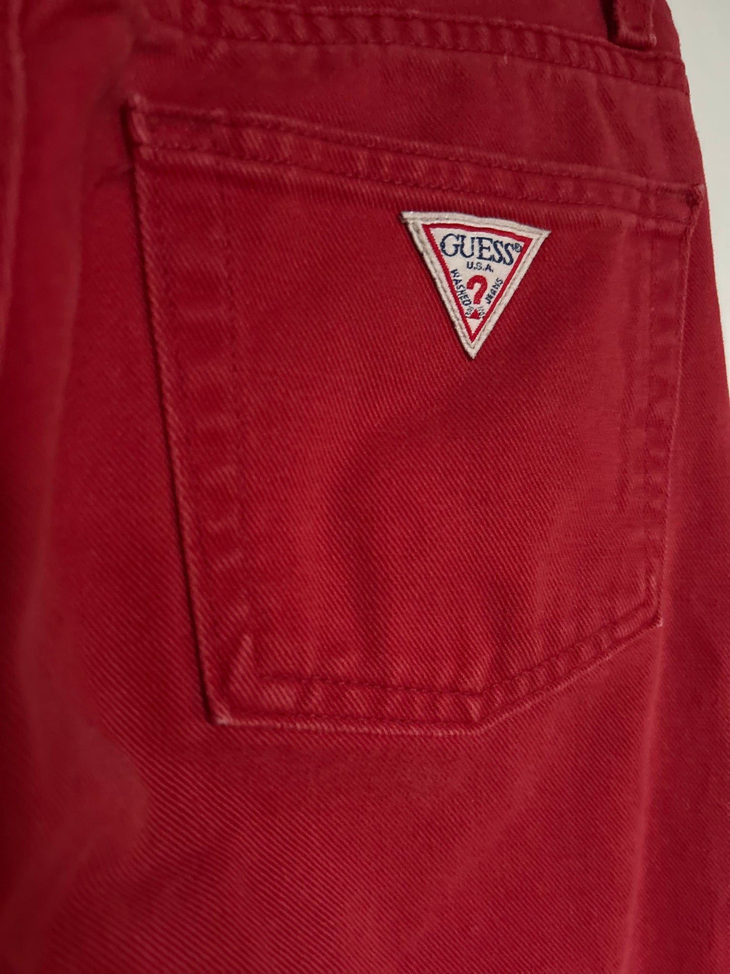 Vintage  |  Red Guess Jeans