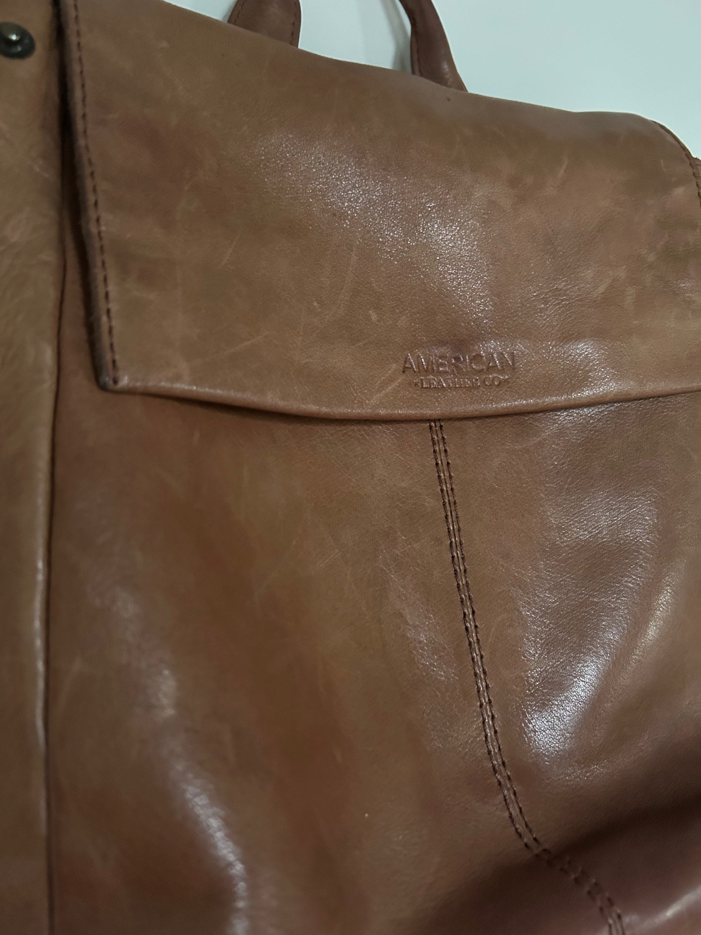 Preloved | Leather Backpack Purse