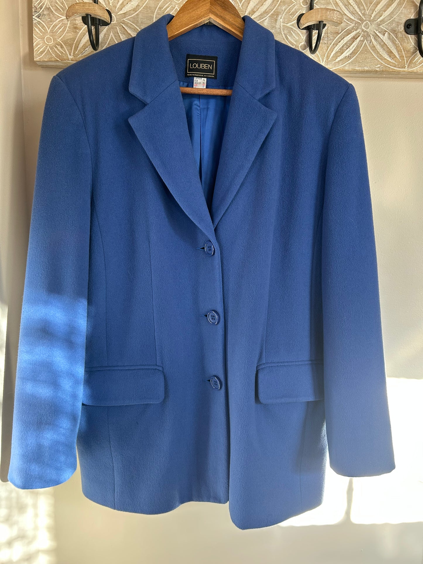 Vintage | Blazer Blue Wool