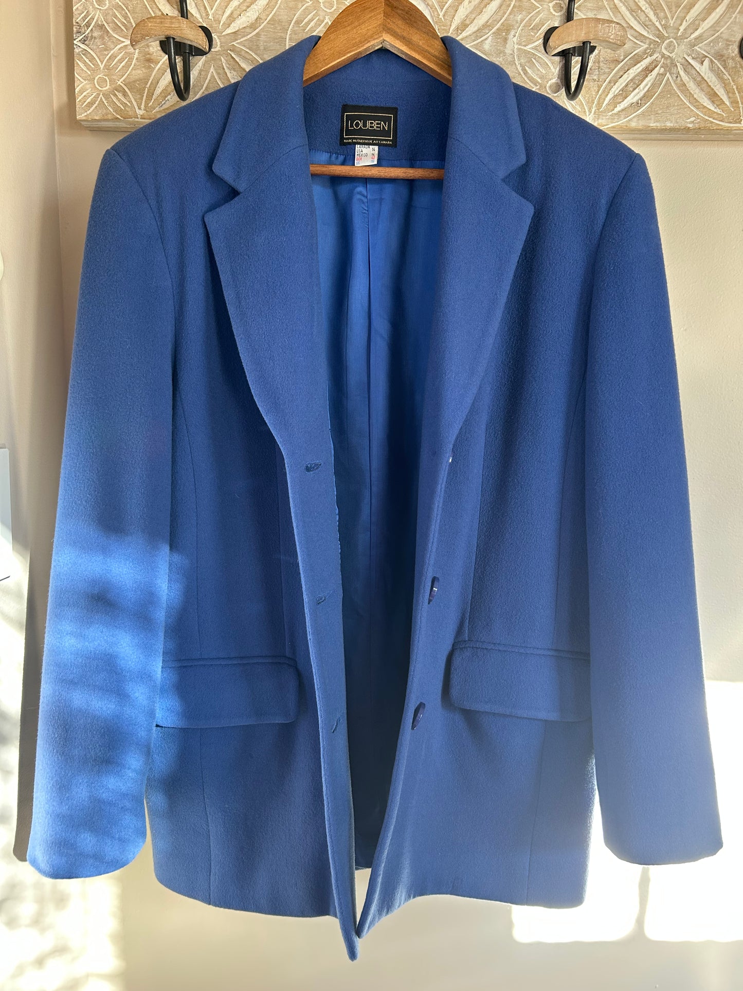 Vintage | Blazer Blue Wool