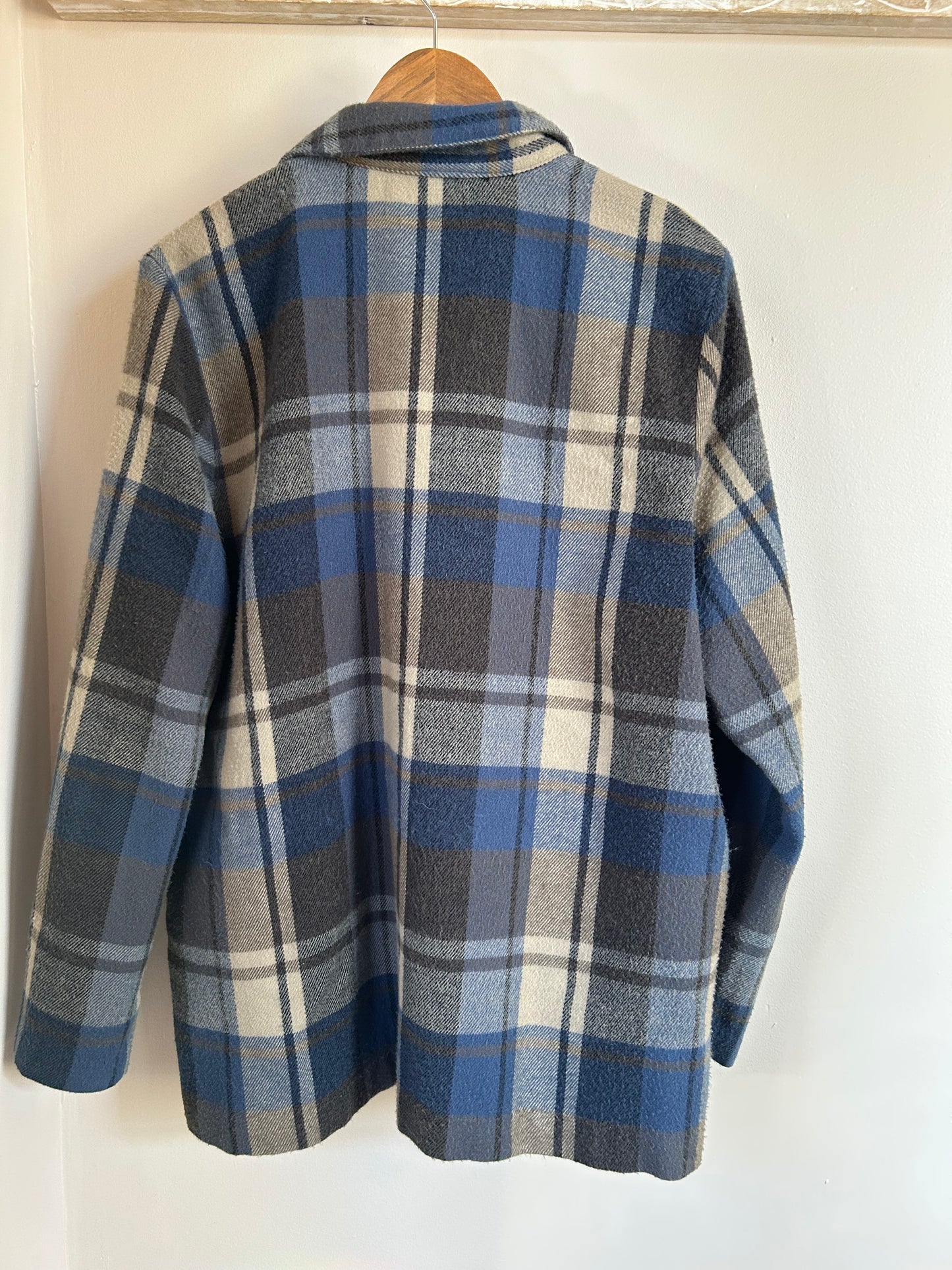 Vintage | Blazer Blue Plaid Flannel