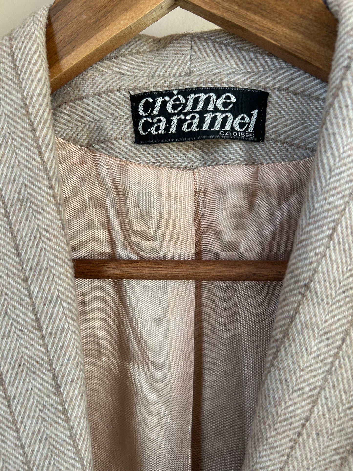 Vintage | Blazer Cream Herringbone