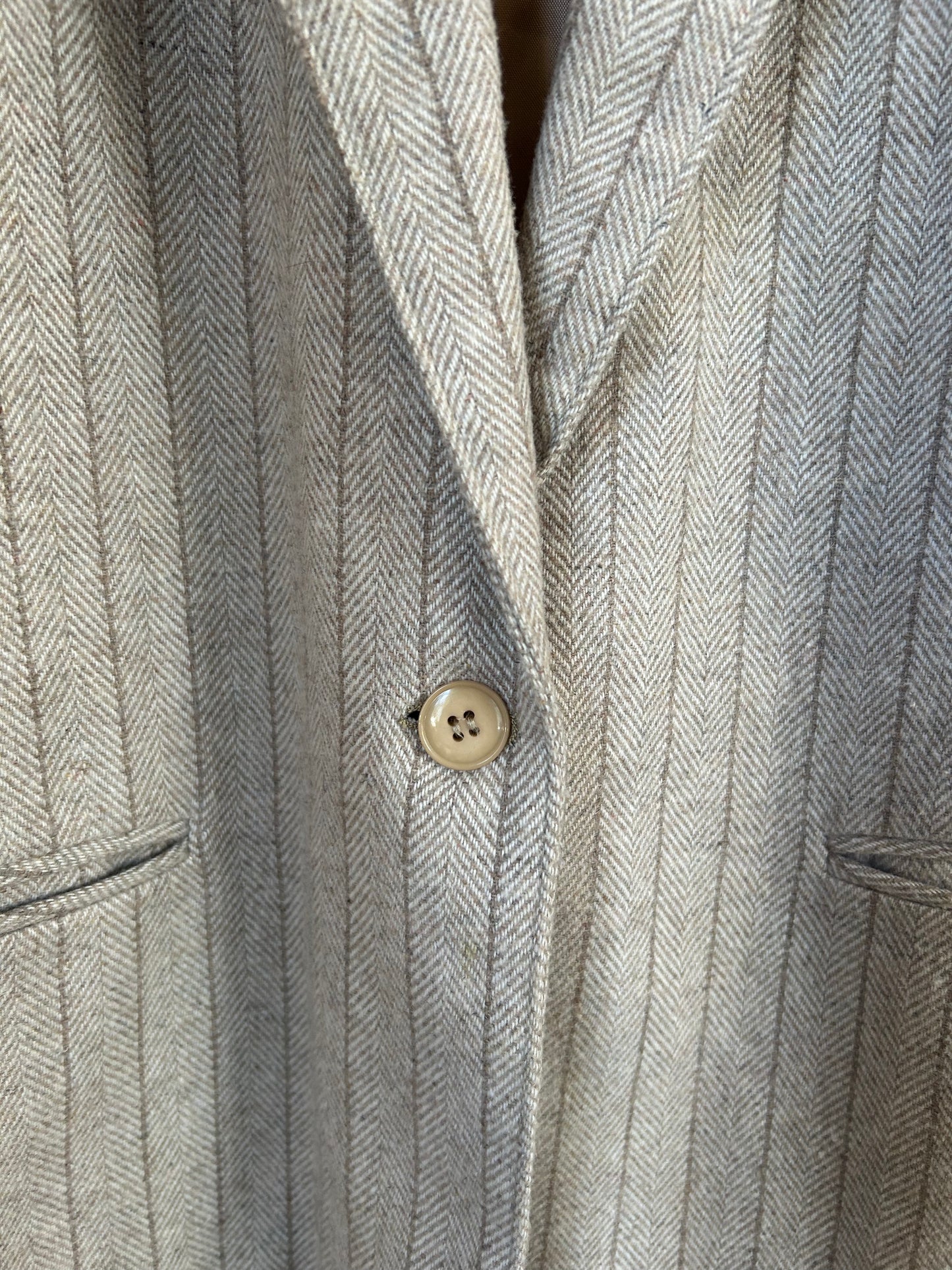 Vintage | Blazer Cream Herringbone