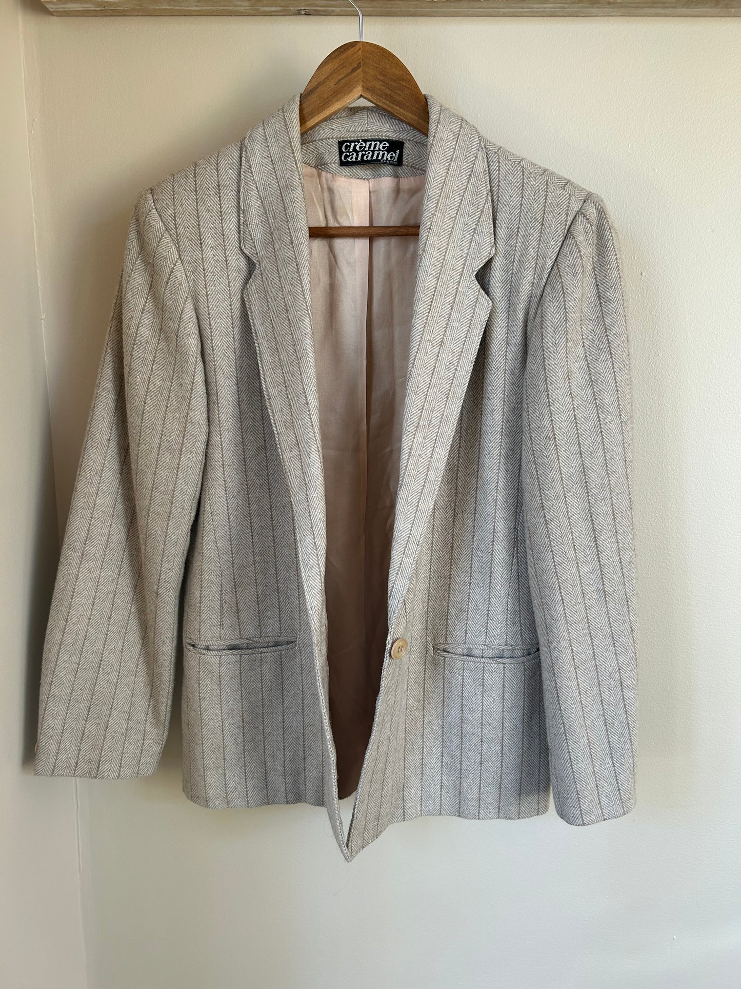 Vintage | Blazer Cream Herringbone