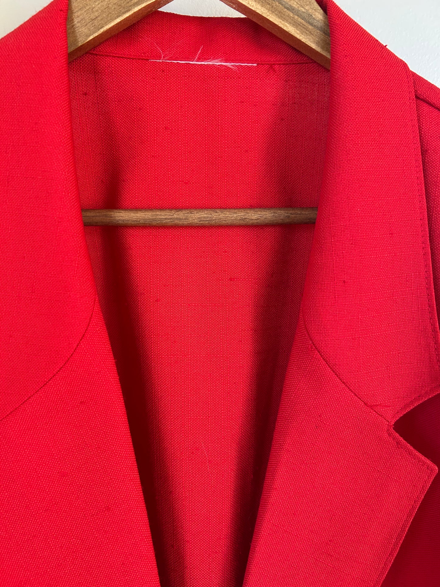 Vintage | Blazer Red Linen